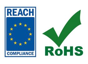 Logo's REACH en RoHS